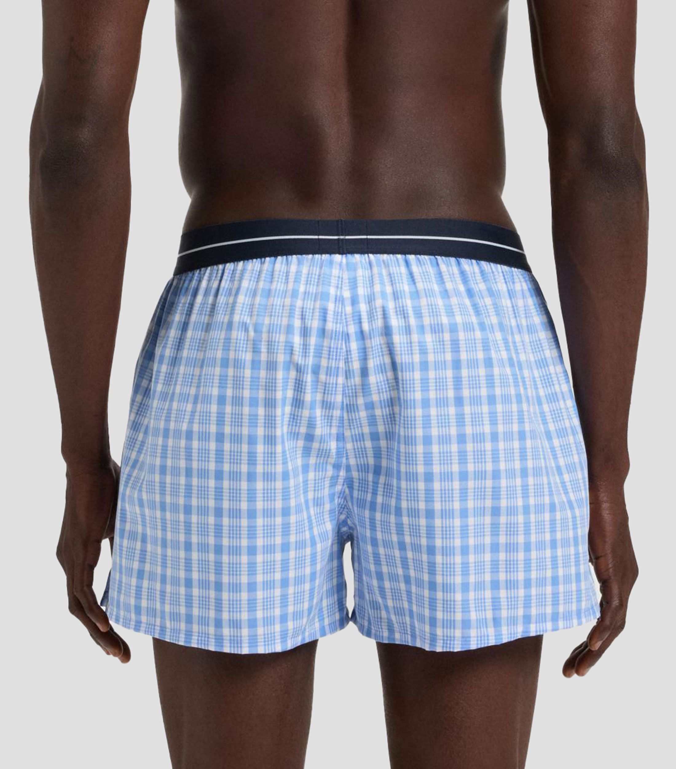 Set 2 bóxers de pijama en algodón con logo en la cintura Hombre
